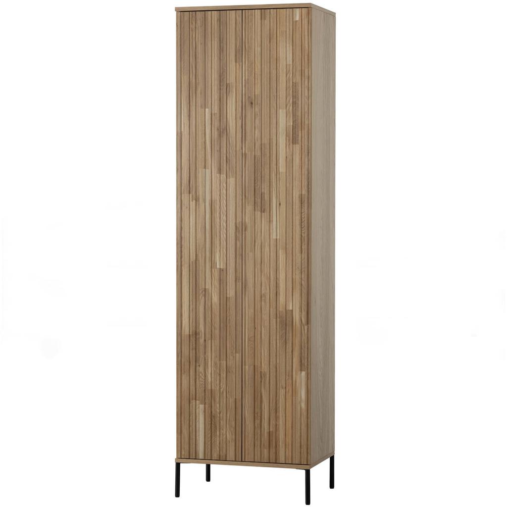 WOOOD WOOOD New Gravure Hoge Kast - Essen - Espresso - 210x60x42