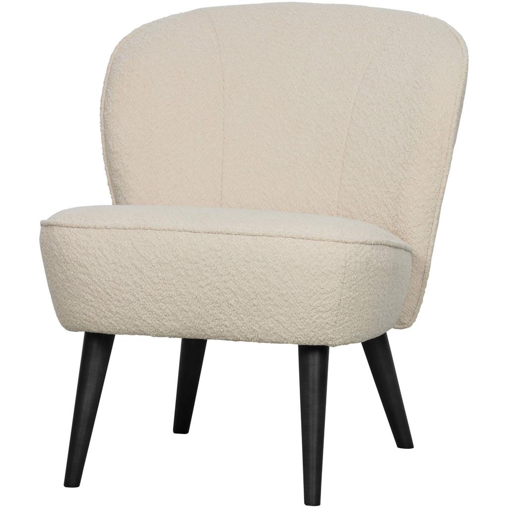 WOOOD WOOOD Sara Fauteuil - Velvet - Donkerbruin - 71x59x70