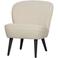 WOOOD WOOOD Sara Fauteuil - Velvet - Donkerbruin - 71x59x70