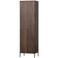 WOOOD WOOOD New Gravure Hoge Kast - Essen - Espresso - 210x60x42