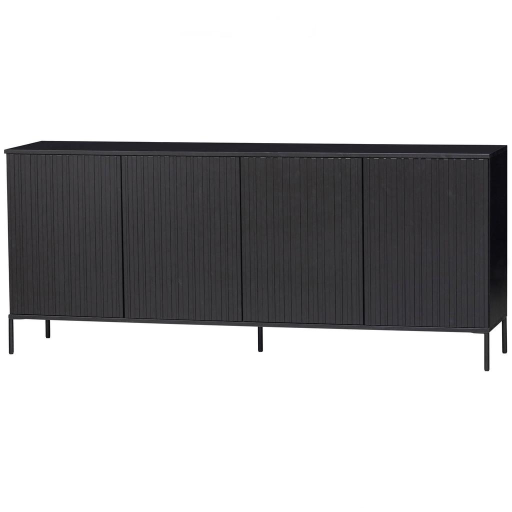 WOOOD New Gravure Dressoir - Grenen - Dust - 85x200x44