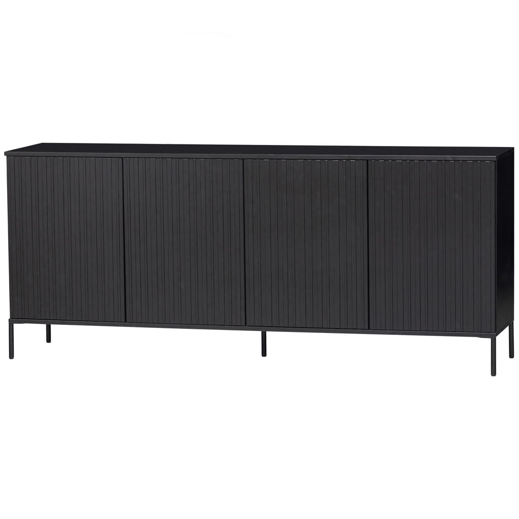 WOOOD WOOOD New Gravure Dressoir - Essen - Espresso - 85x200x44