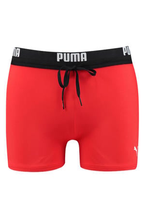 zwemboxer met logo rood