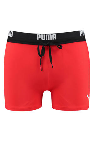 zwemboxer met logo rood