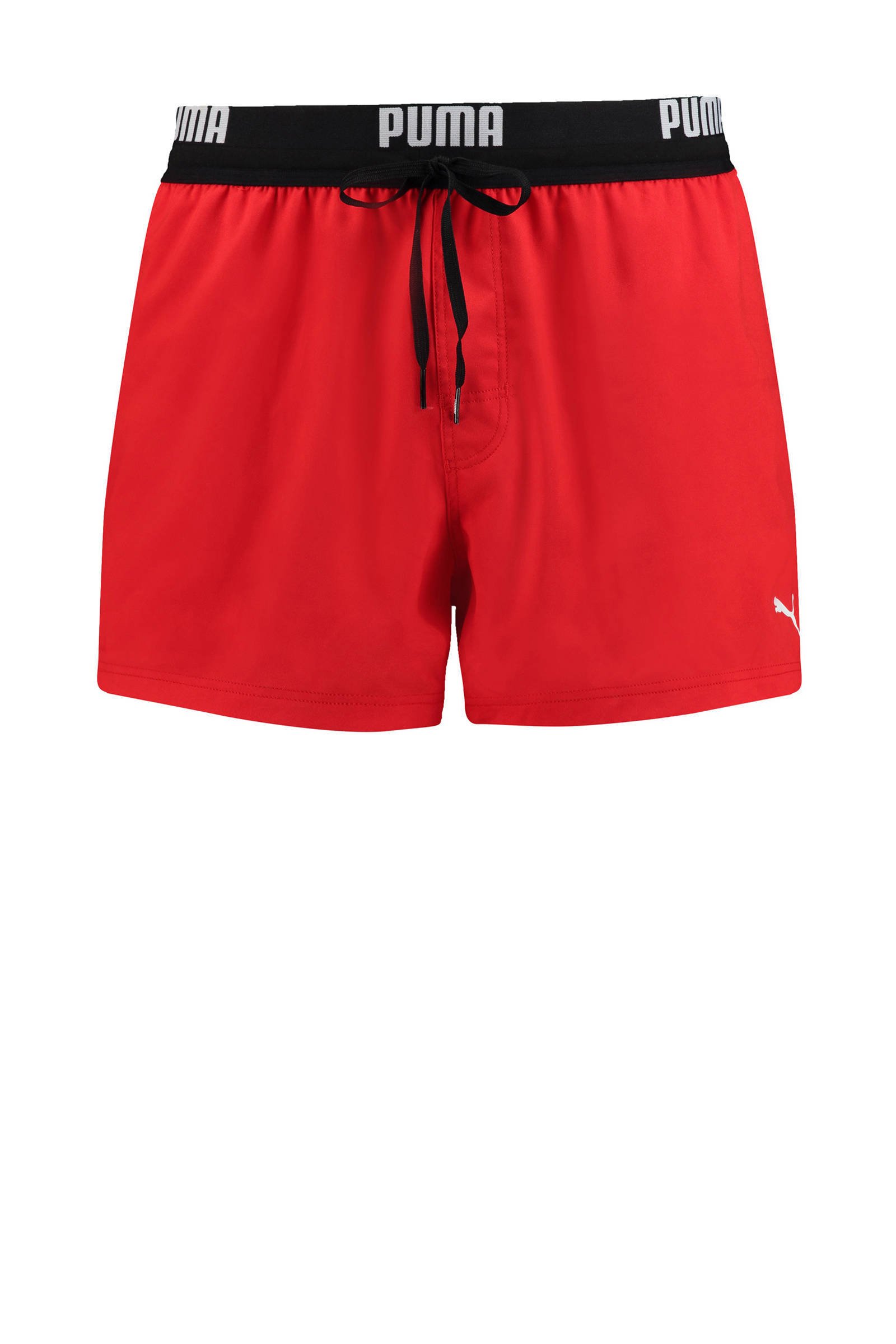 Puma Zwembroeken Logo Short Length Swim Shorts Rood online kopen