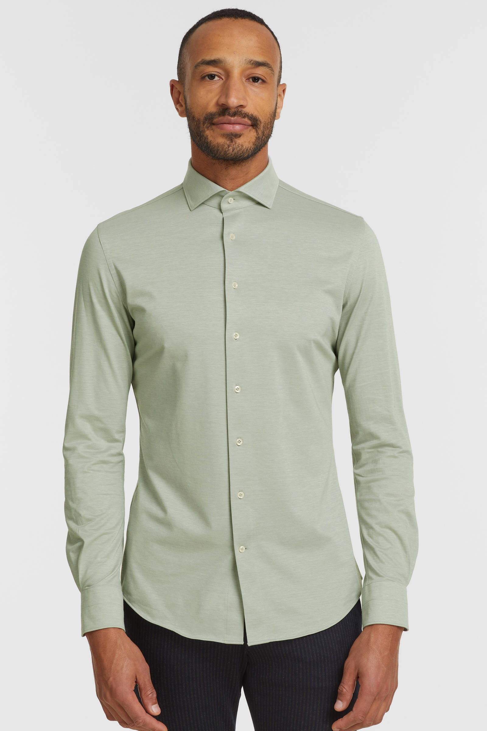 mintgroen blouse heren