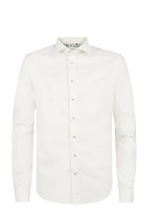 slim fit overhemd Classic white