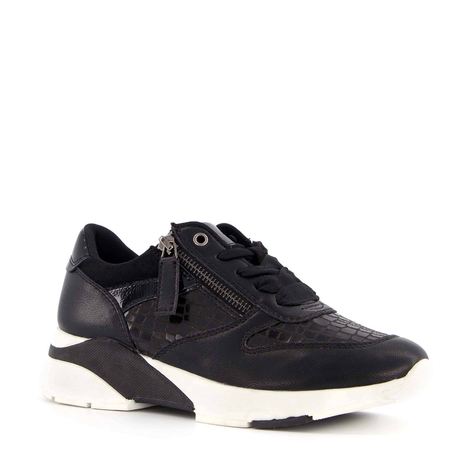 Scapino Blue Box hoge sneakers zwart - Schoenen.nl