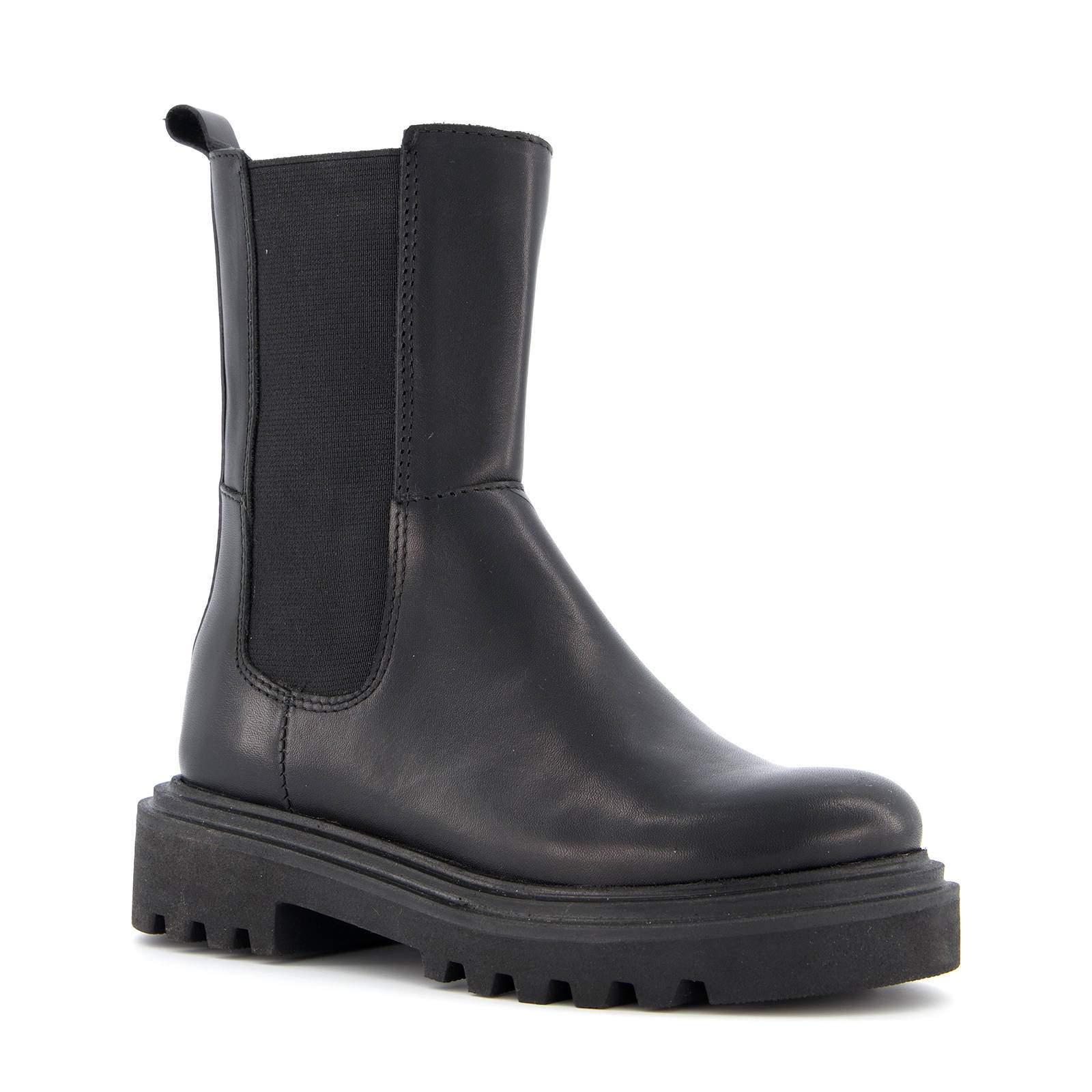 Scapino Groot leren chelsea boots zwart | wehkamp