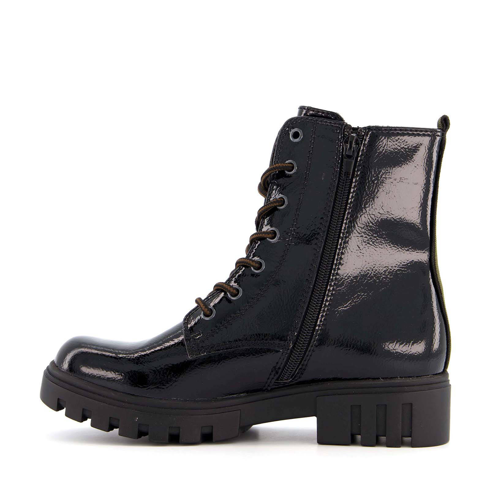 Scapino Blue Box lak veterboots zwart | wehkamp