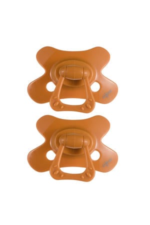 Fopspeen - 12+ Maanden - Oranje - 2 stuks