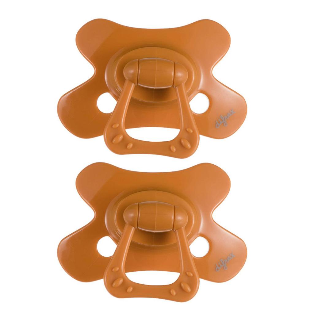 Difrax Dental Fopspeen - 12+ Maanden - Oranje - 2 stuks