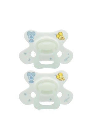 Fopspeen - 20+ Maanden - Woezel en Pip - Glow in the Dark - 2 st.