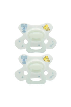 Fopspeen - 20+ Maanden - Woezel en Pip - Glow in the Dark - 2 st.