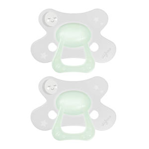 Fopspeen - 6+ Maanden -  Glow in the Dark - 2 stuks