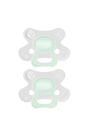 Fopspeen - 6+ Maanden - Glow in the Dark - 2 stuks