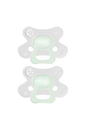 Fopspeen - 6+ Maanden - Glow in the Dark - 2 stuks