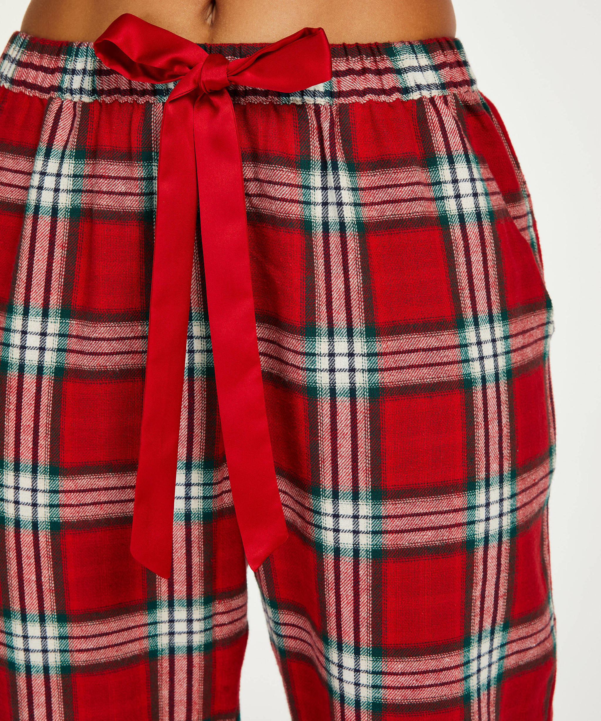 America Today geruite flanellen pyjamabroek Labello groen/blauw/rood America Today geruite flanellen pyjamabroek Labello groen/blauw/rood