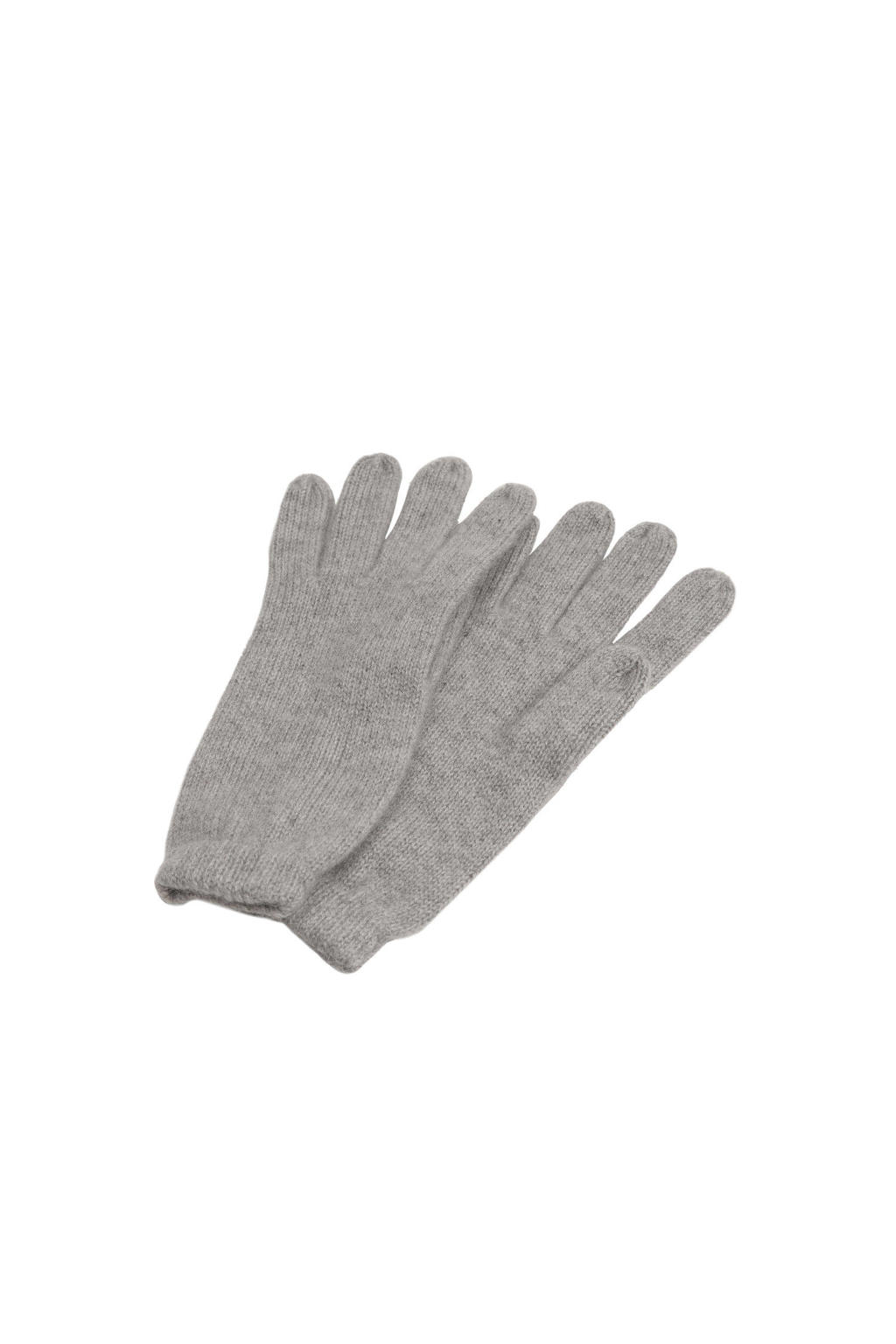 Mango handschoenen van kasjmier grijs wehkamp