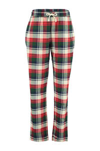 America Today geruite pyjamabroek Labello rood/groen/wit, Rood/groen/wit