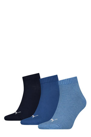 sokken - set van 3 blauw