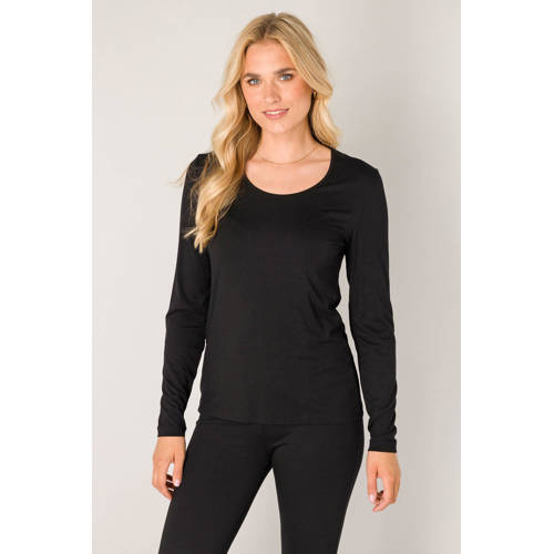 Base Level basic longsleeve Yaso zwart afbeelding