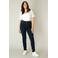 Base Level Curvy slim fit jegging Tessa dark denim