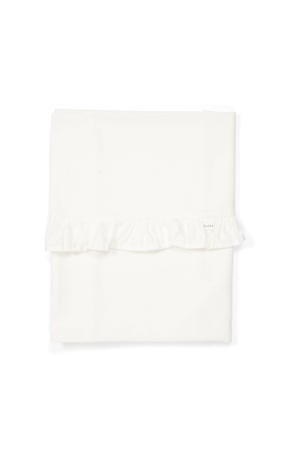 Ruffle baby ledikantlaken 110x140 cm off white