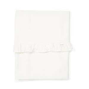 Ruffle baby ledikantlaken 110x140 cm off white