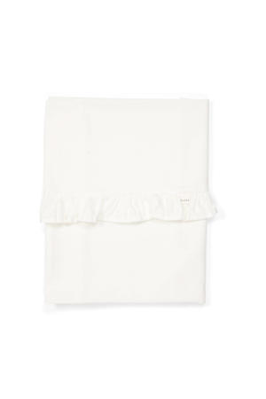Ruffle baby ledikantlaken 110x140 cm off white
