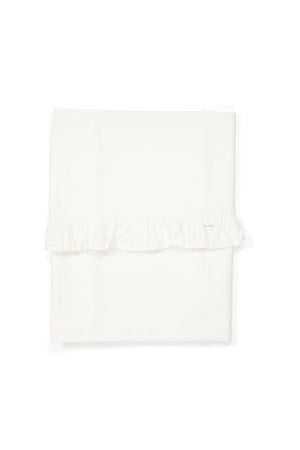 Ruffle baby ledikantlaken 110x140 cm off white