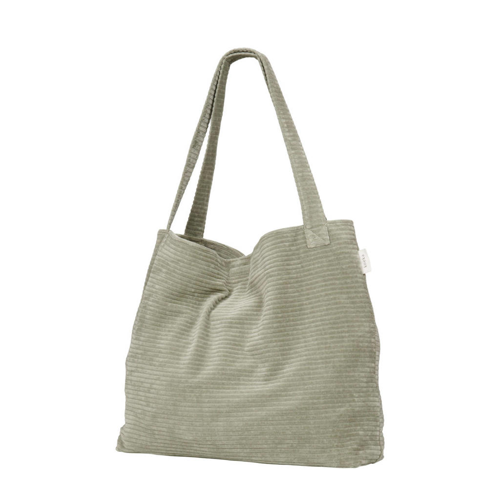 Koeka Vik luiertas mom bag shadow green