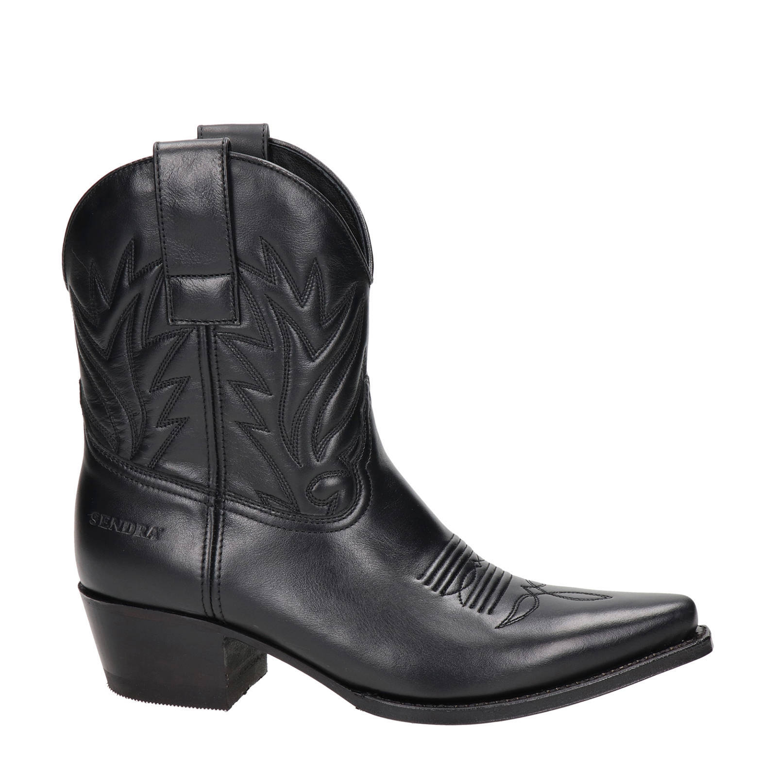 Sendra Gene Berdy leren cowboylaarzen zwart | wehkamp