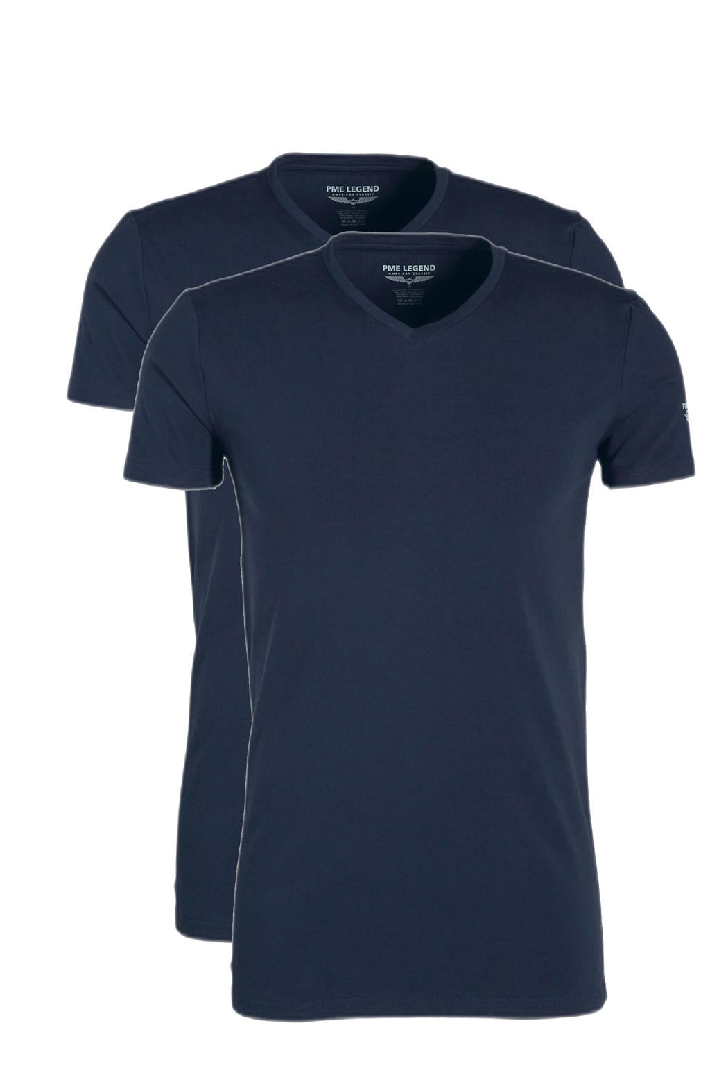 PME Legend basic T-shirt (set van 2) dark sapphire