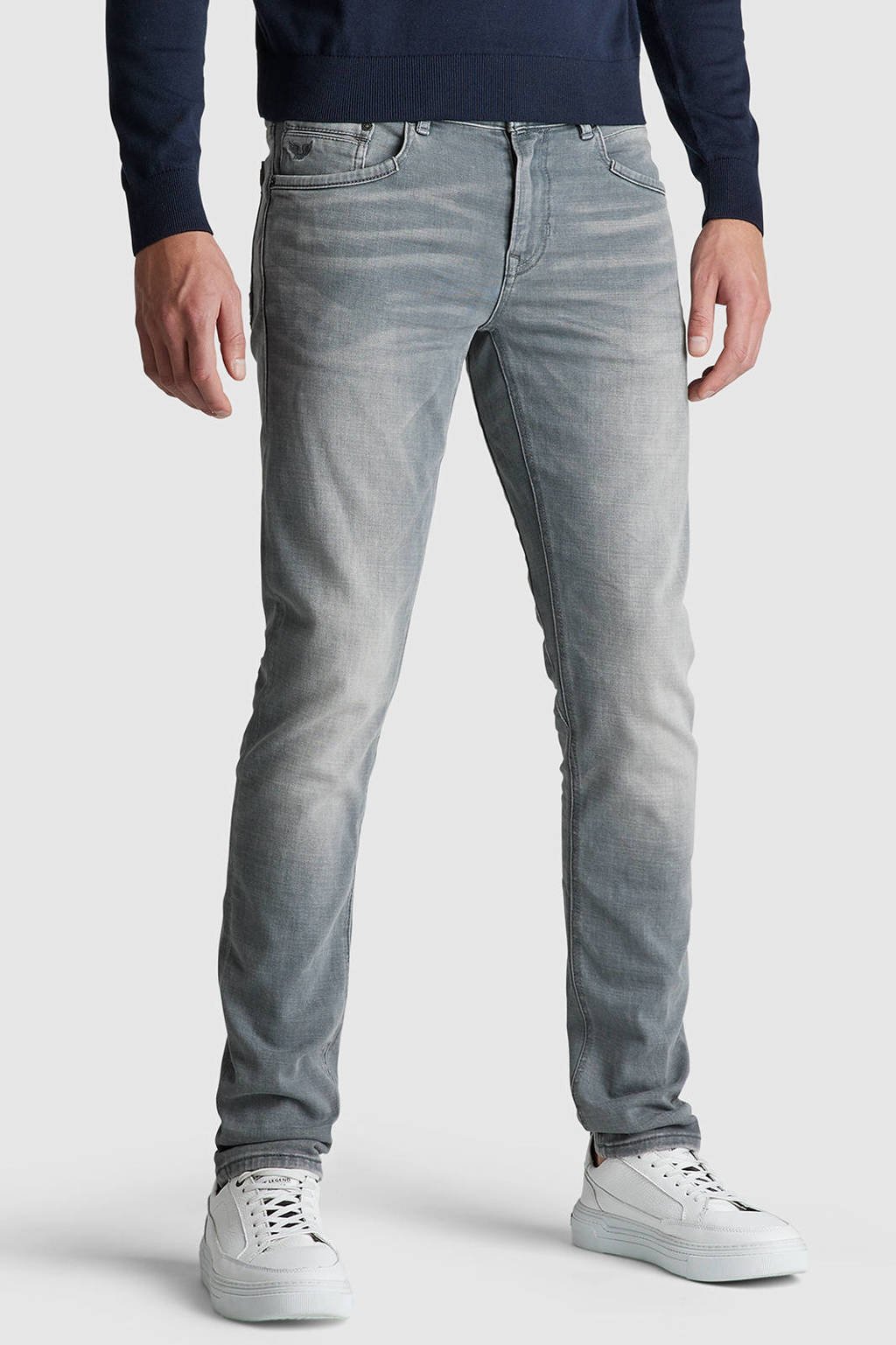 PME Legend slim fit jeans Tailwheel grijs, Grijs