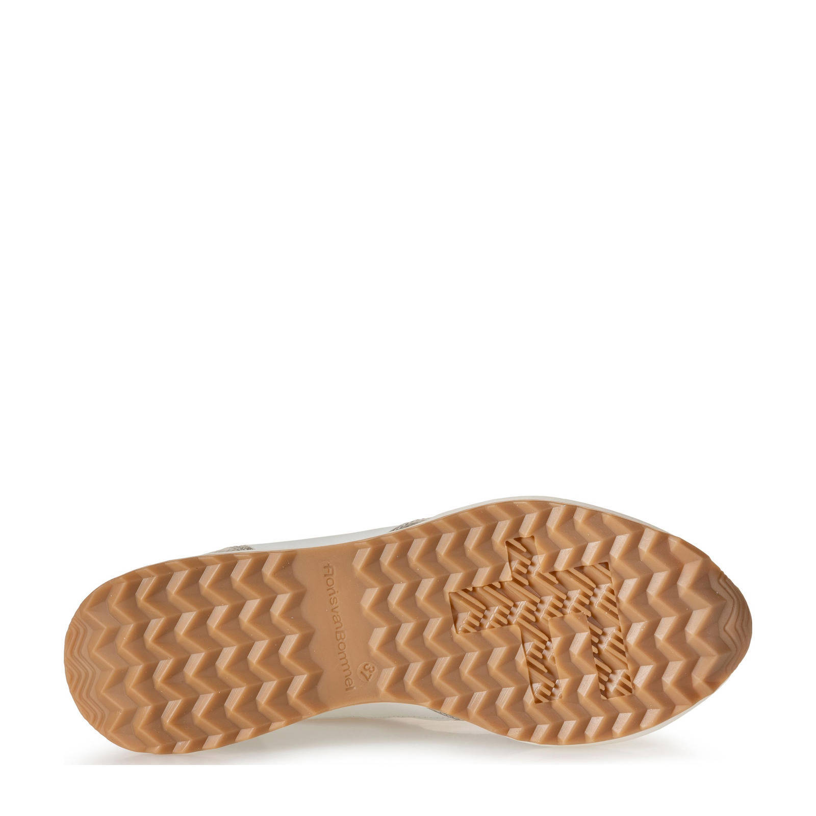 Floris van Bommel Sumi leren sneakers zilver | wehkamp