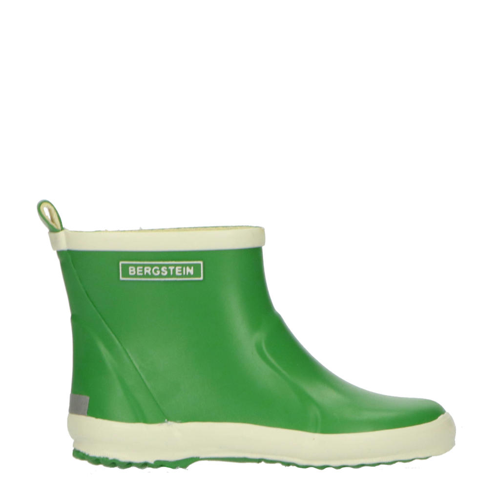 Groen en witte meisjes Bergstein Chelseaboot lage regenlaarzen van rubber 