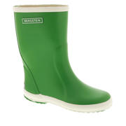 thumbnail: Groen en witte jongens en meisjes Bergstein regenlaarzen van rubber met effen
