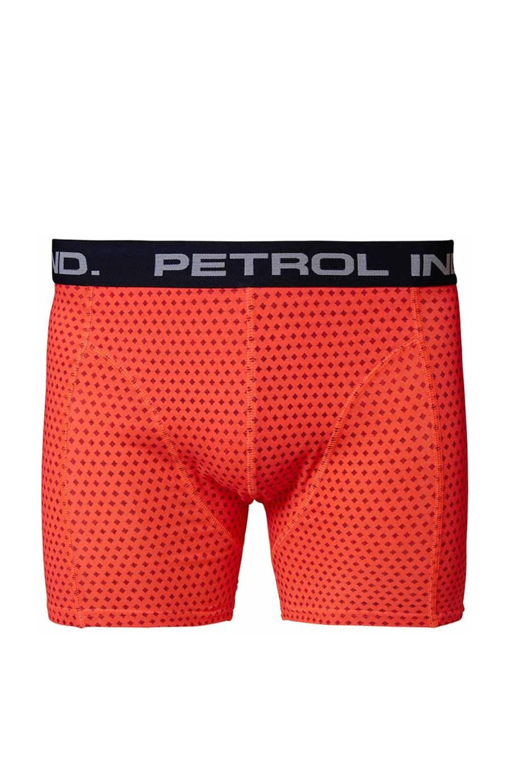 Petrol Industries boxershort met all over print koraalrood, Koraalrood
