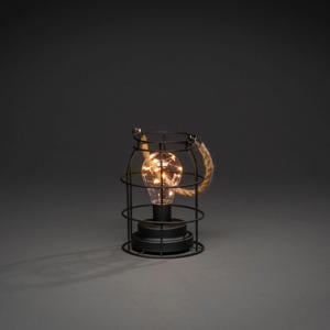 Konstsmide lantaarn (op batterij met timer) (12x18 cm) (9 LED)