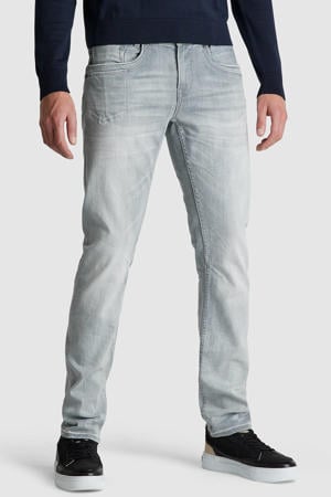 relaxed tapered fit jeans Skymaster grey on bleached