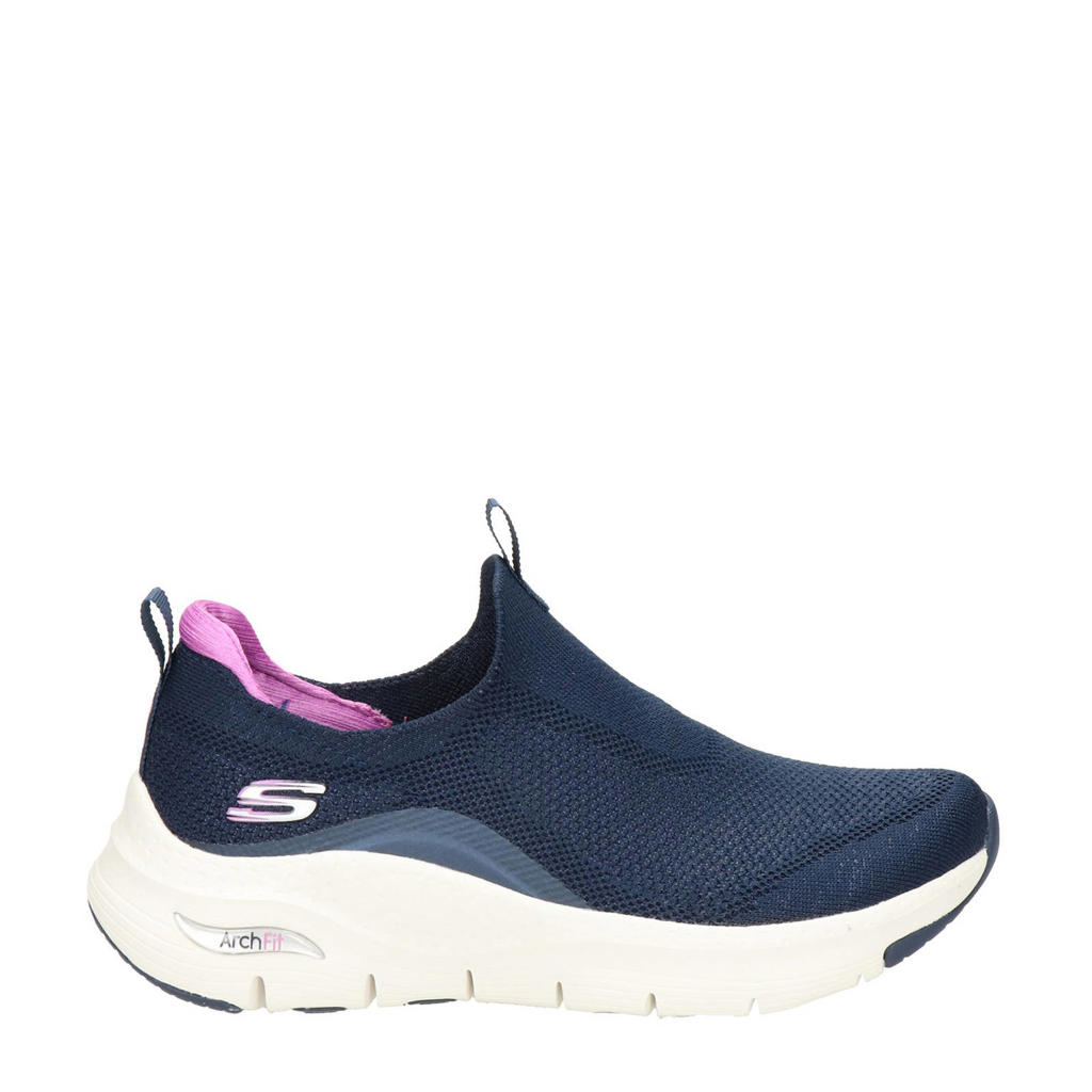 arch fit skechers dames blauw
