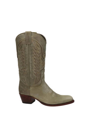Debora Flex leren cowboylaarzen taupe