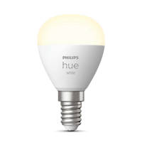 Philips Hue kogellamp P45 E14 1-pack warmwit licht, Wit