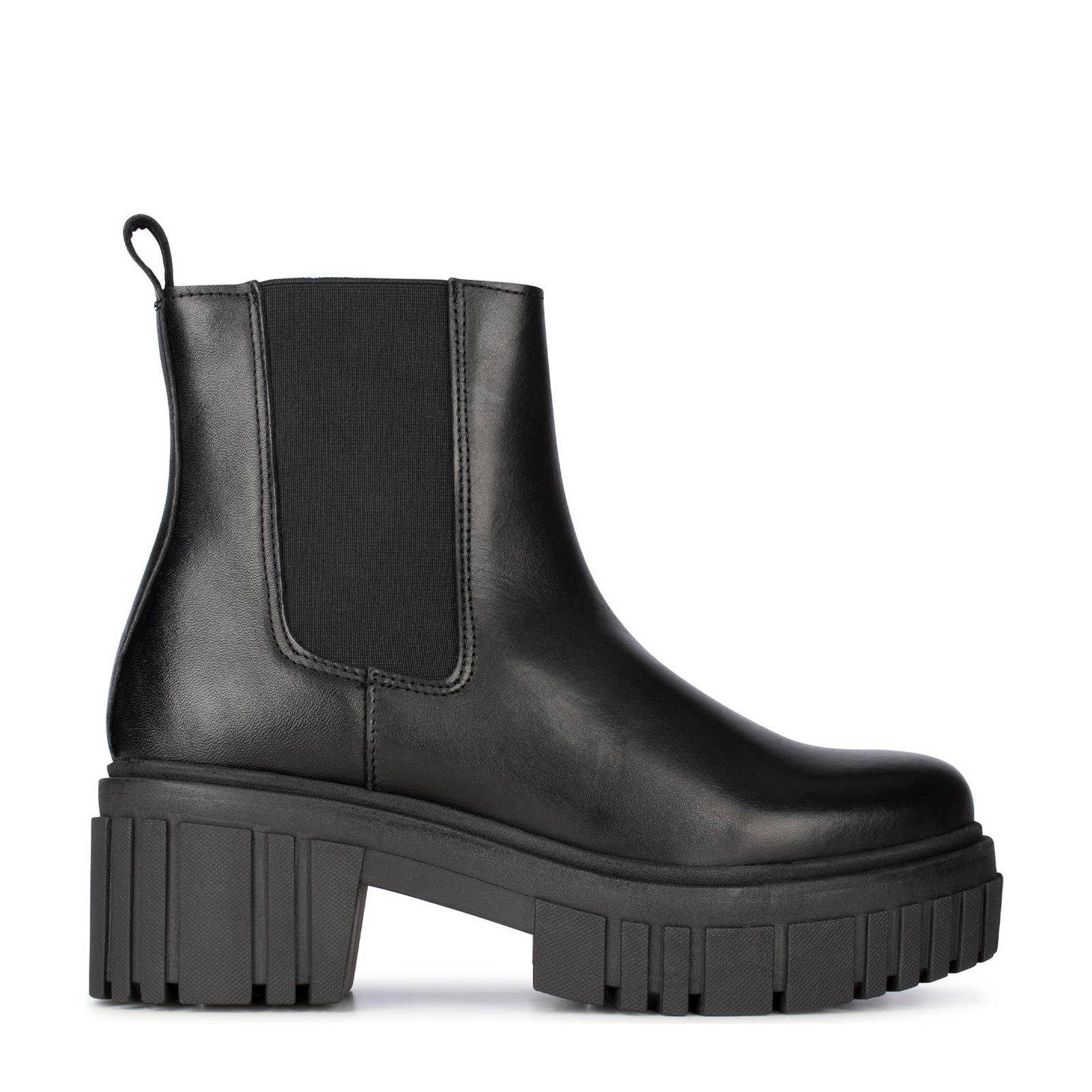 PS Poelman Spock leren chelsea boots zwart | wehkamp