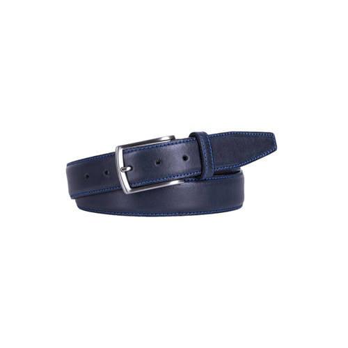 Profuomo leren riem donkerblauw afbeelding