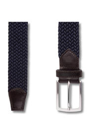 thumbnail: Profuomo gevlochten riem donkerblauw