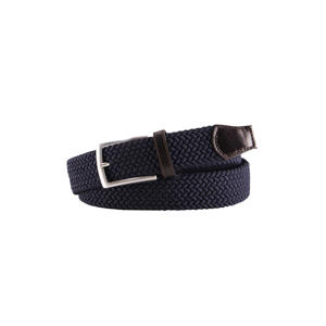 gevlochten riem donkerblauw