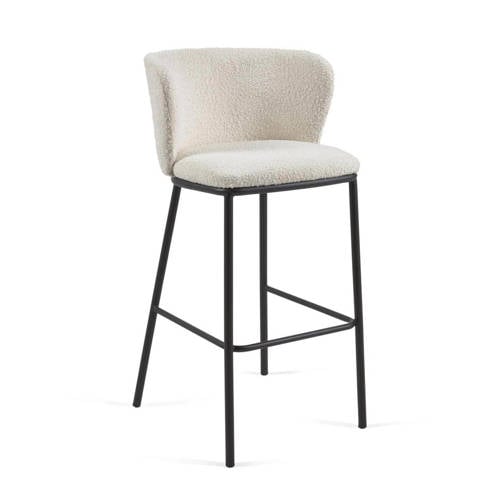 Kave Home barkruk Ciselia (set van 2) - Wit