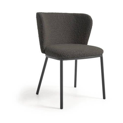 Kave Home eetkamerstoel Ciselia (set van 2) - Zwart